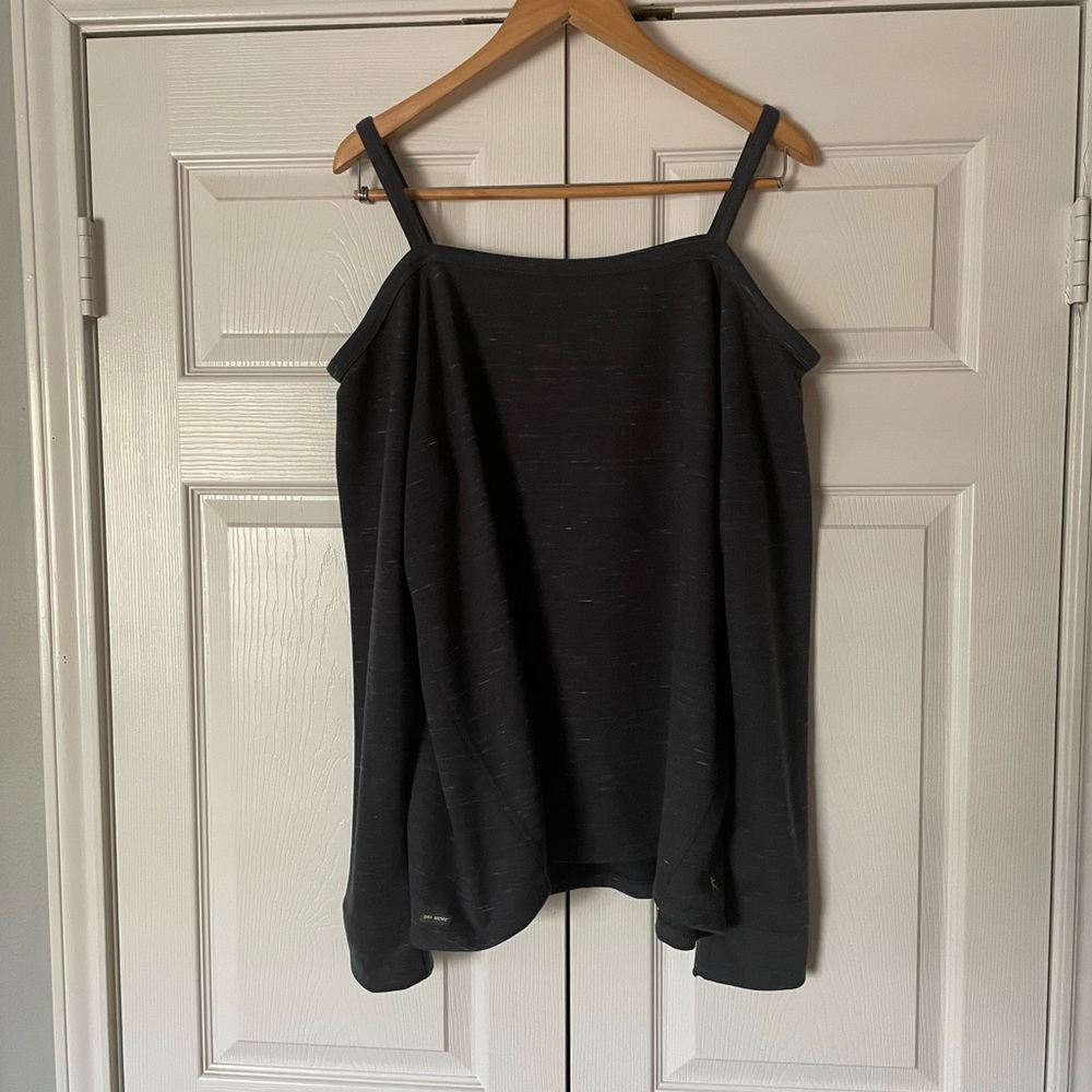 Danskin Bare Shoulder Sweatshirt NWOT